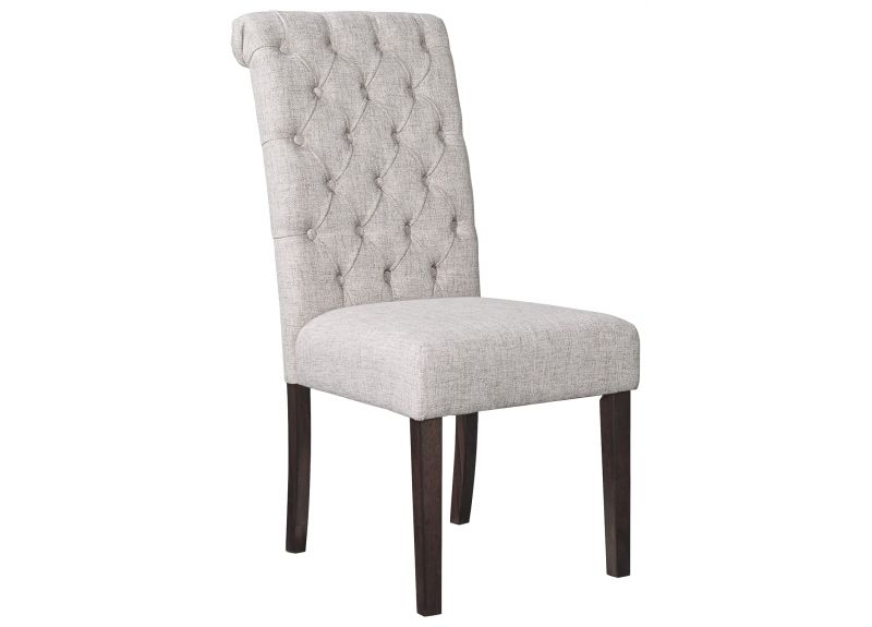 Glenroy Fabric Wooden Dining Chair with Fabric Layback